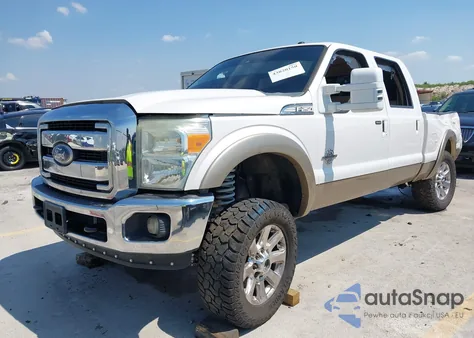 2011 Ford F-250 Lariat z USA, uszkodzony, nr VIN 1FT7W2ATXBEA90748